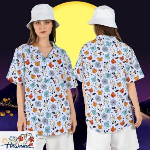 Spooky Mickey Halloween Ghost Pumpkin Disney Boo Aloha Shirt Trendy Aloha 1