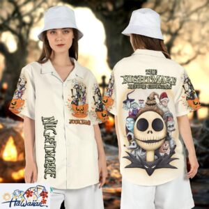 Nightmare Before Christmas Pumpkin Teacup Halloween Shirt Trendy Aloha 1