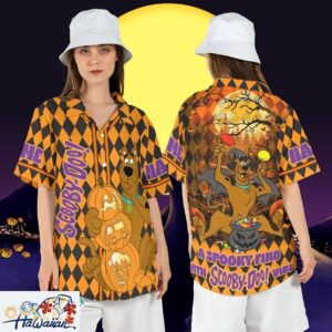 Personalized Halloween Scooby Doo Spooky Pumpkin Aloha Shirt Trendy Aloha 1