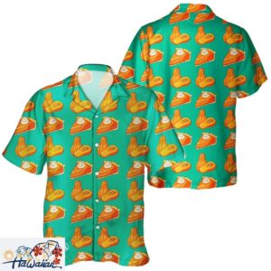Pumpkin Sweet Cakes Lover Unisex Hawaiian Casual Shirt Full Sleeve Trendy Aloha 1