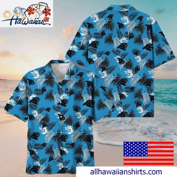 NFL Carolina Panthers Tropical Vibes Hawaiian Shirt For Family Getaways 1