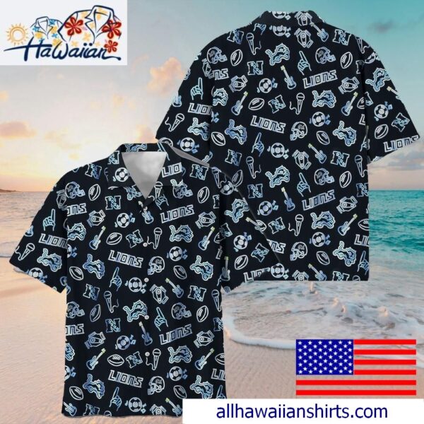 NFL Detroit Lions Game Day Vibes Hawaiian Shirt 1