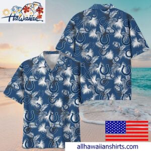 NFL Indianapolis Colts Tropical Vibes Hawaiian Shirt For Family Getaways 1
