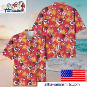 NFL Kansas City Chiefs Tropical Vibes Hawaiian Shirt For Family Getaways 1