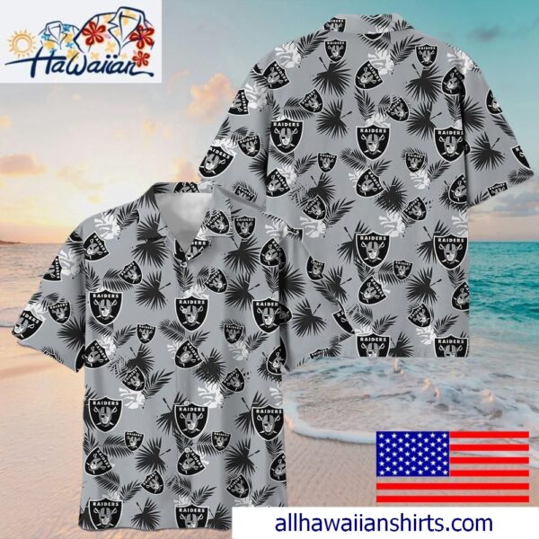 NFL Las Vegas Raiders Tropical Vibes Hawaiian Shirt For Family Getaways 1