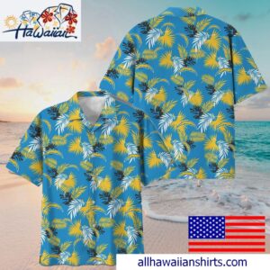 NFL Los Angeles Chargers Tropical Vibes Hawaiian Shirt For Family Getaways 1