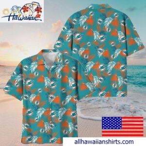 NFL Miami Dolphins Tropical Vibes Hawaiian Shirt For Family Getaways 1