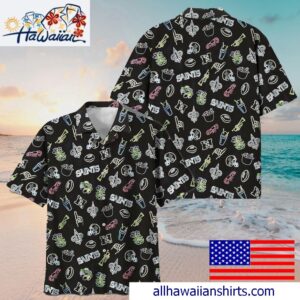 NFL New Orleans Saints Game Day Vibes Hawaiian Shirt 1