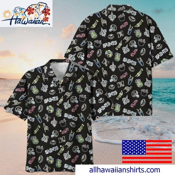 NFL New Orleans Saints Game Day Vibes Hawaiian Shirt 1