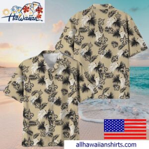 NFL New Orleans Saints Tropical Vibes Hawaiian Shirt For Family Getaways 1