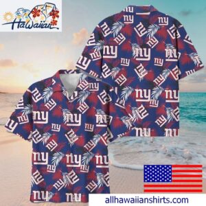 NFL New York Giants Tropical Vibes Hawaiian Shirt For Family Getaways 1