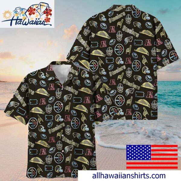 NFL Pittsburgh Steelers Game Day Vibes Hawaiian Shirt 1