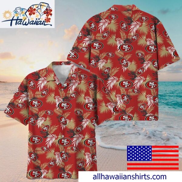 NFL San Francisco 49ers Tropical Vibes Hawaiian Shirt For Family Getaways 1