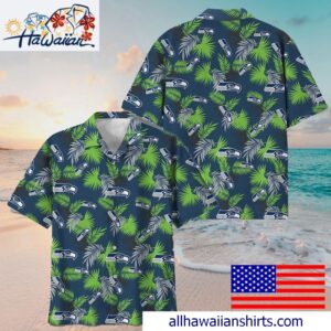 NFL Seattle Seahawks Tropical Vibes Hawaiian Shirt For Family Getaways 1