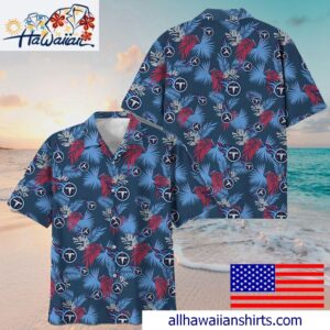 NFL Tennessee Titans Tropical Vibes Hawaiian Shirt For Family Getaways 1