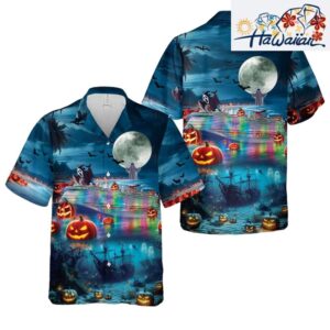 Carnival Cruise Line Mardi Gras Halloween Hawaiian Shirt Man T shirts Low Price 1
