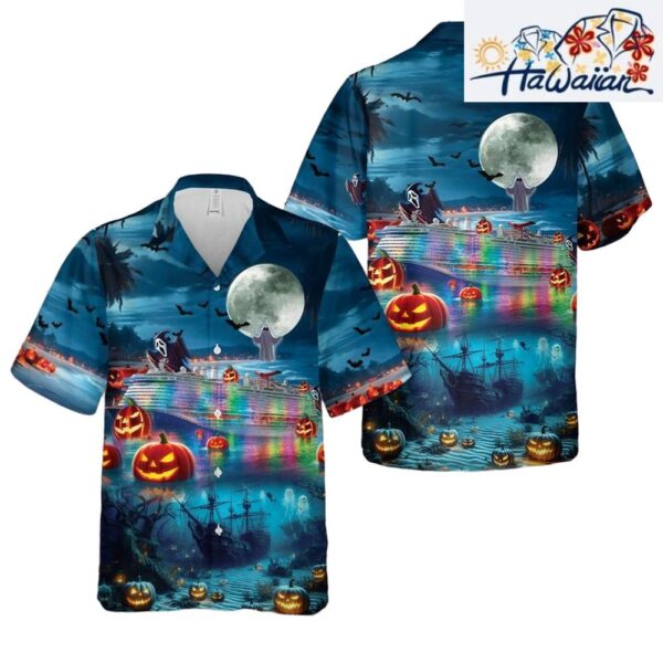 Carnival Cruise Line Mardi Gras Halloween Hawaiian Shirt Man T shirts Low Price 1