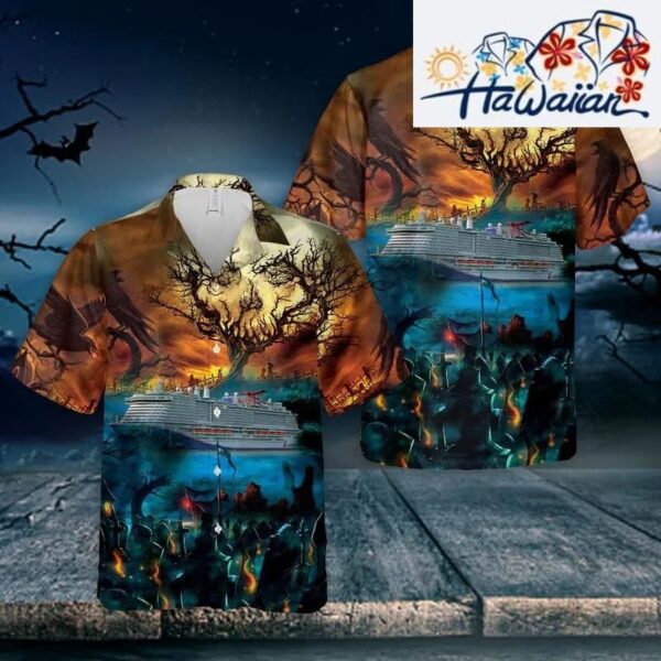 Cruise Ship Mardi Gras Caribbean Halloween Hawaiian Shirt Outfit