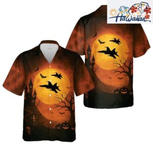 F A 18 Hornet Aircraft Halloween Hawaiian Shirt Man T shirts Low Price 1