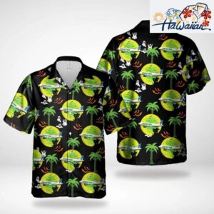 Frontier Airlines Airbus A320 251n Halloween Hawaiian Shirt Outfit