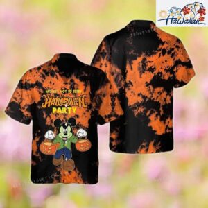 Mickey Not So Scary Halloween Hawaiian Shirt