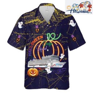 Norwegian Cruise Line Norwegian Epic Halloween Hawaiian Shirt Cheap T shirts Low Price 1