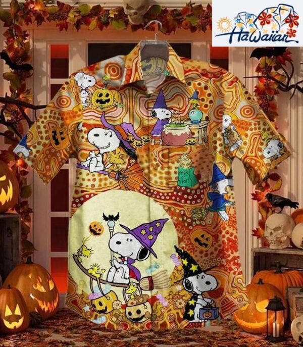 Snoopy Halloween Hawaiian Shirt