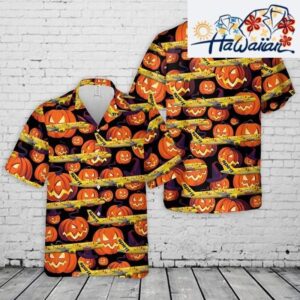 Spirit A321 Neo Halloween Pumpkin Hawaiian Shirt For Men And Women