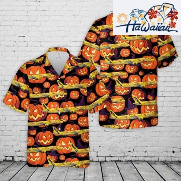 Spirit A321 Neo Halloween Pumpkin Hawaiian Shirt For Men And Women