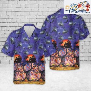 U.s army bell oh 58 kiowa halloween hawaiian shirt