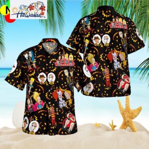 Beavis And Butt Head Halloween Hawaiian Shirt Nouvette 1