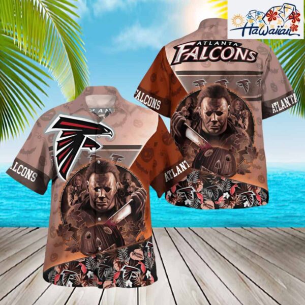 Michael Myers Falcons Tropical Hawaiian Shirt Nouvette 1