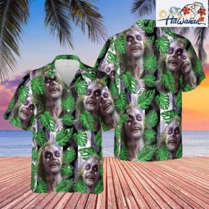 Horror Beetlejuice Aloha Hawaiian Shirt