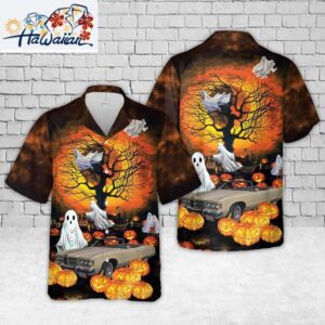 Veteran Halloween 1975 Pontiac Grand Ville Halloween Hawaiian Shirt For Man And Women Musicdope90s 1