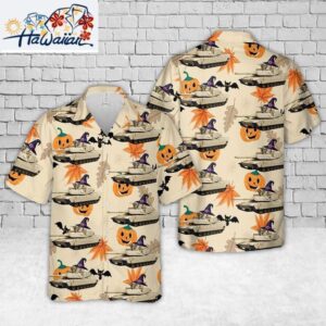 Veteran Halloween Us Army M1 Abrams Halloween Hawaiian Shirt For Man And Women Musicdope90s 1