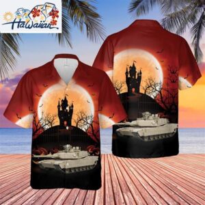 US Army M1 Abrams Halloween Hawaiian Shirt Musicdope90s 1
