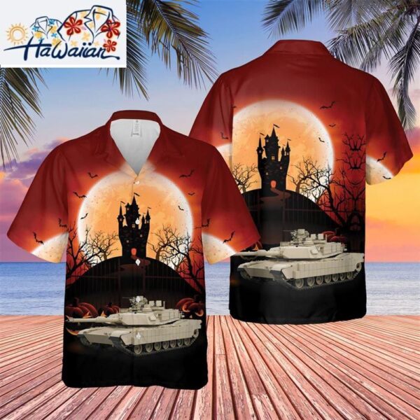 US Army M1 Abrams Halloween Hawaiian Shirt Musicdope90s 1