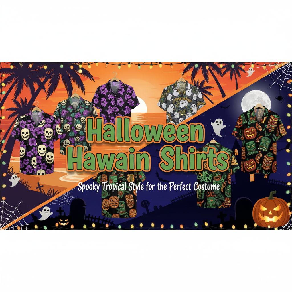 Halloween Hawaiian Shirts Spooky Tropical Style for the Perfect Costume