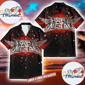 Babymetal 1st Album BABYMETAL Cover 2025 Summer Hawaiian Shirt 1